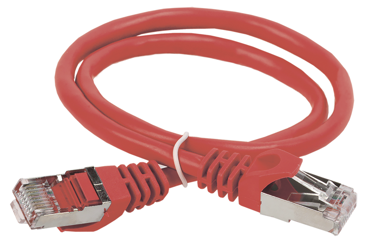 Патч-корд ITK PC04-C5EFL-7M, Cat.5E FTP, 7 м, красный
