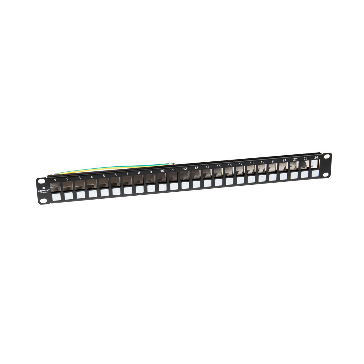 Патч-панель Advant ADV-FPNL241U, экранированная, 24 порта, 1U