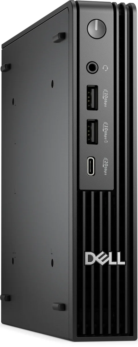 Неттоп Dell Pro Plus QBM1250 Micro Core Ultra 9 285 (2.5) 64Gb SSD2Tb Graphics Windows 11 Pro GbitEth WiFi BT 180W мышь клавиатура черный (DPMP-9481)