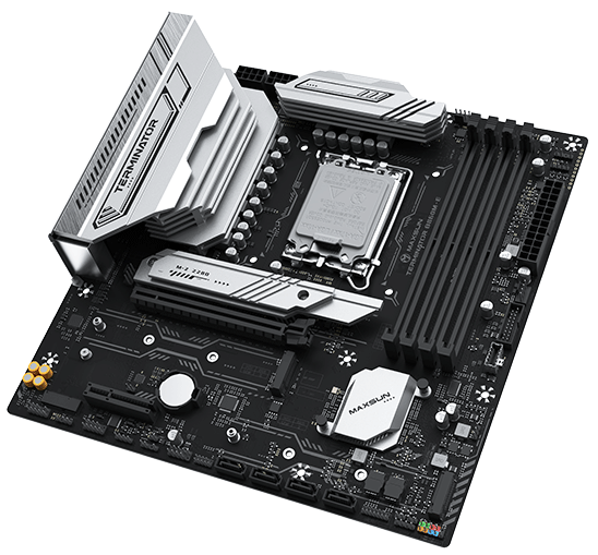 Материнская плата MAXSUN MS-Terminator B860M-E, LGA1851, B860, 4×DDR5, mATX