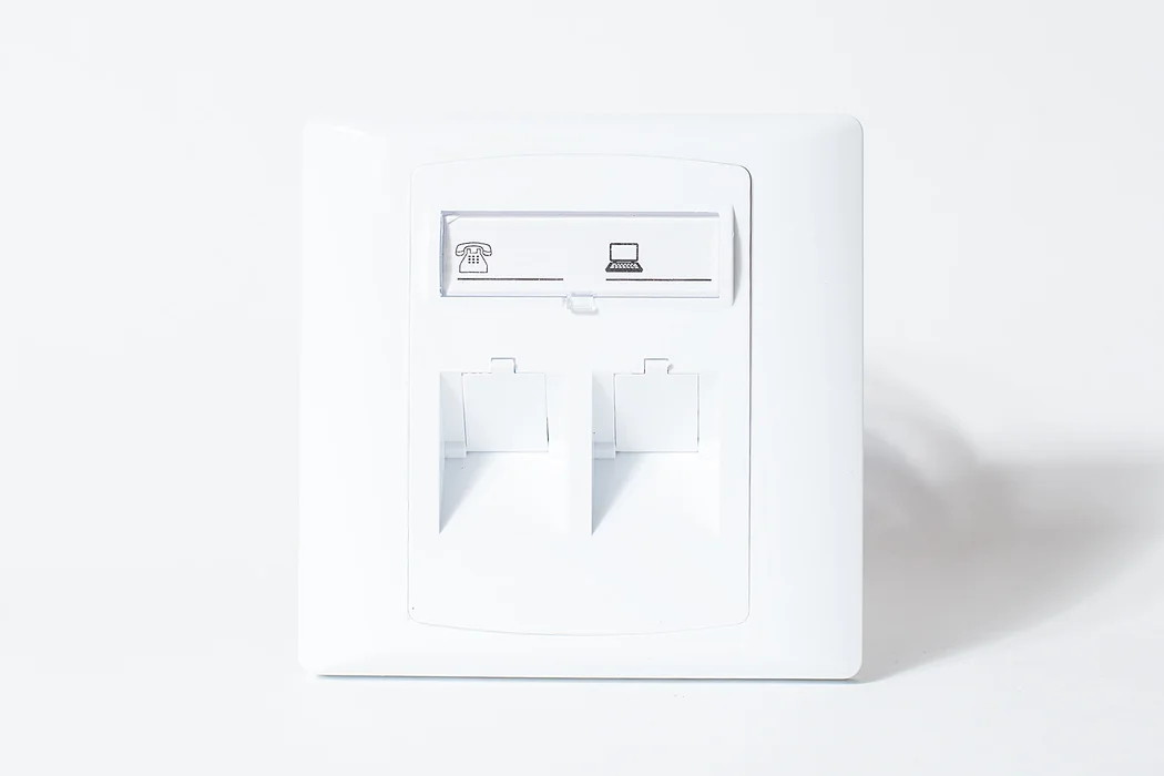 Рамка SPL 500021, 86×86 мм, для 2 модулей Keystone, с суппортом, под 45°