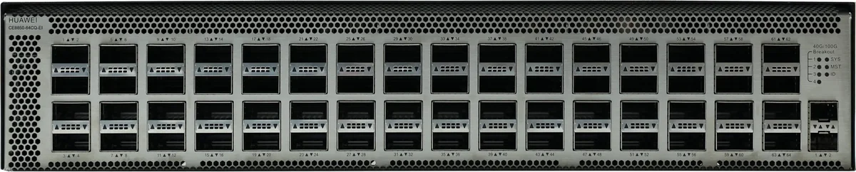 CE8850-EI-F-B0B  Коммутатор Huawei CE8850-64CQ-EI, направление охлаждения  Port-side  Exhaust
