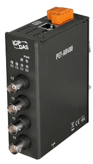 Модуль ICP DAS PET-AR400, 4 канала IEPE, АЦП 24 бита, PoE