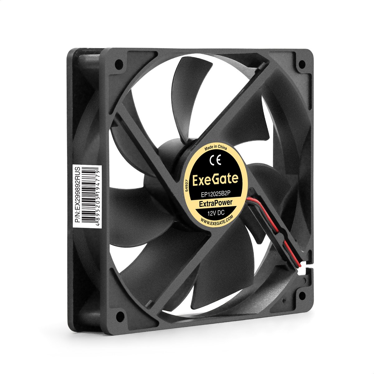 Вентилятор ExeGate EP12025B2P, 120x120x25мм, 2pin