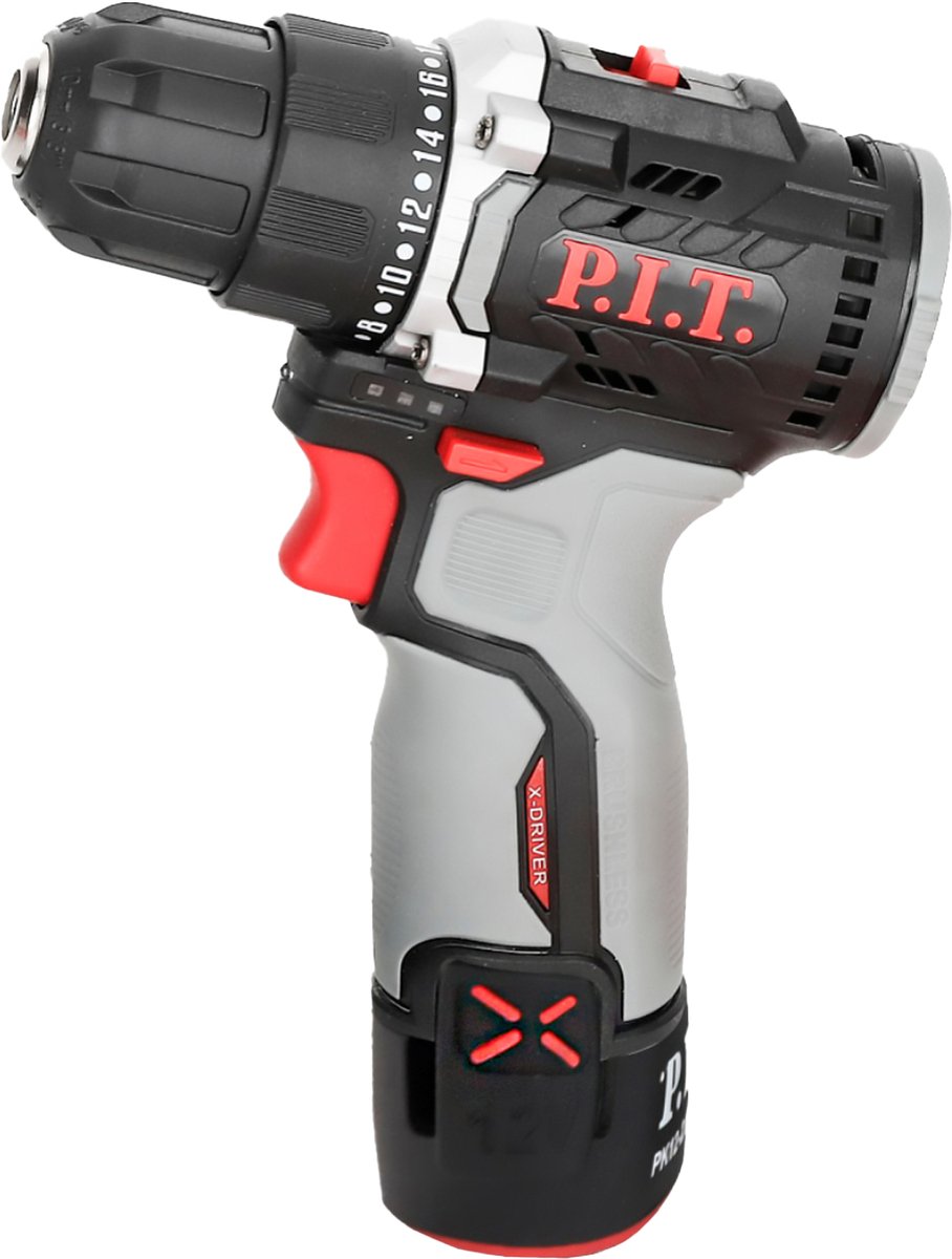 Дрель P.I.T. PBM12K-10B/2, быстрозажимной патрон, реверс