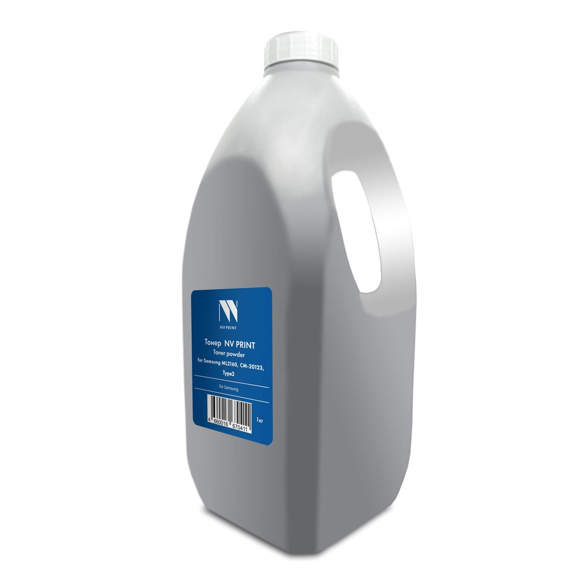 Тонер NV Print NV-ML2160-Type2-1kg для Samsung ML2160, черный, 1 кг