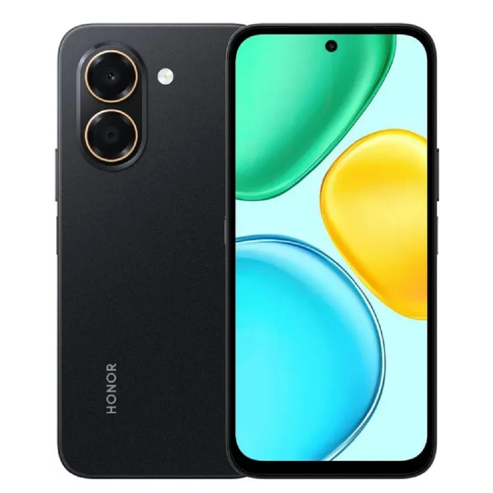 5109CHYV Мобильный телефон HONOR X7e 6/256GB 5109CHYV  MIDNIGHT BLACK HONOR