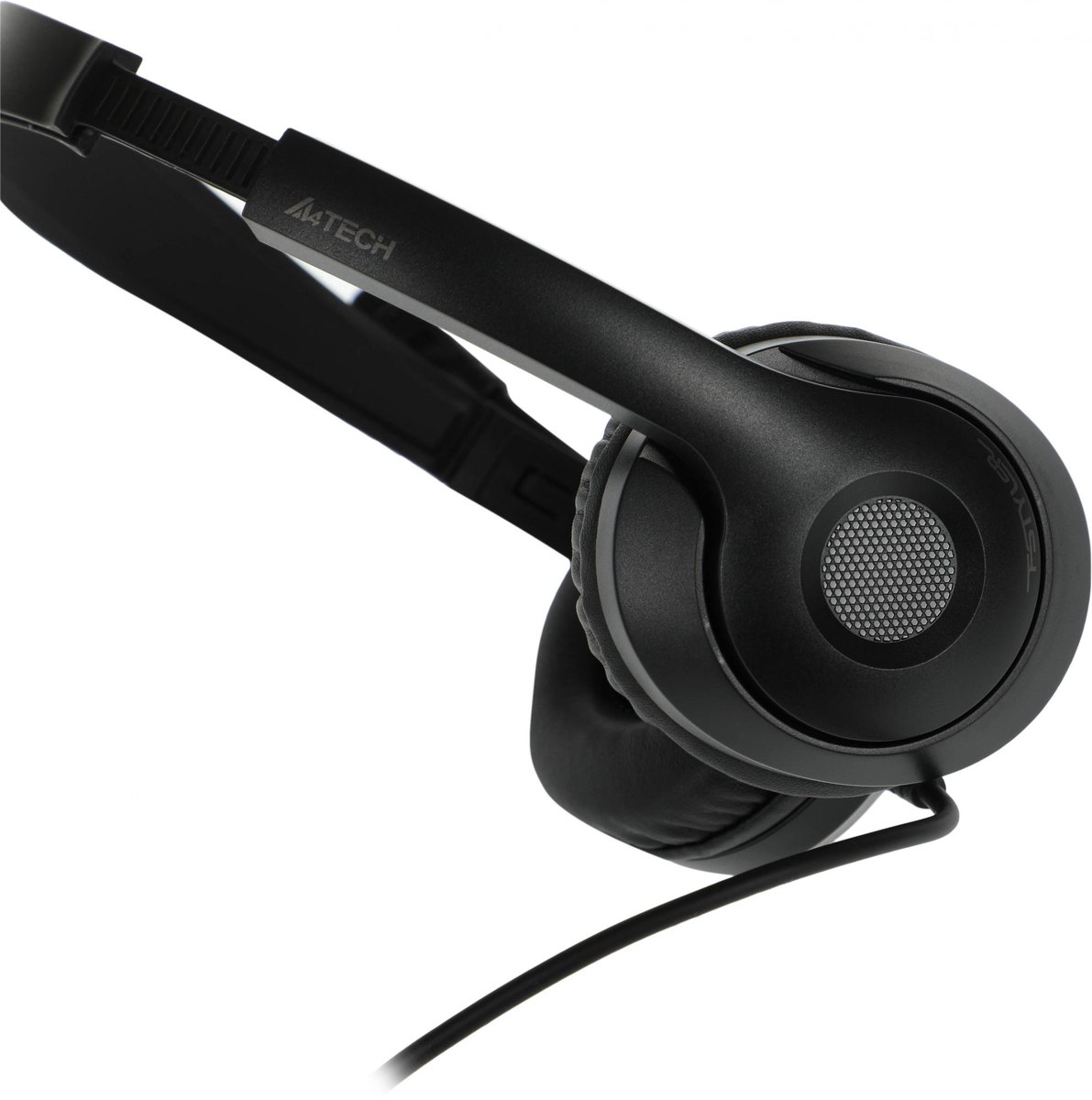 Гарнитура A4Tech Fstyler FH100U, накладные, USB, кабель 2 м, чёрный