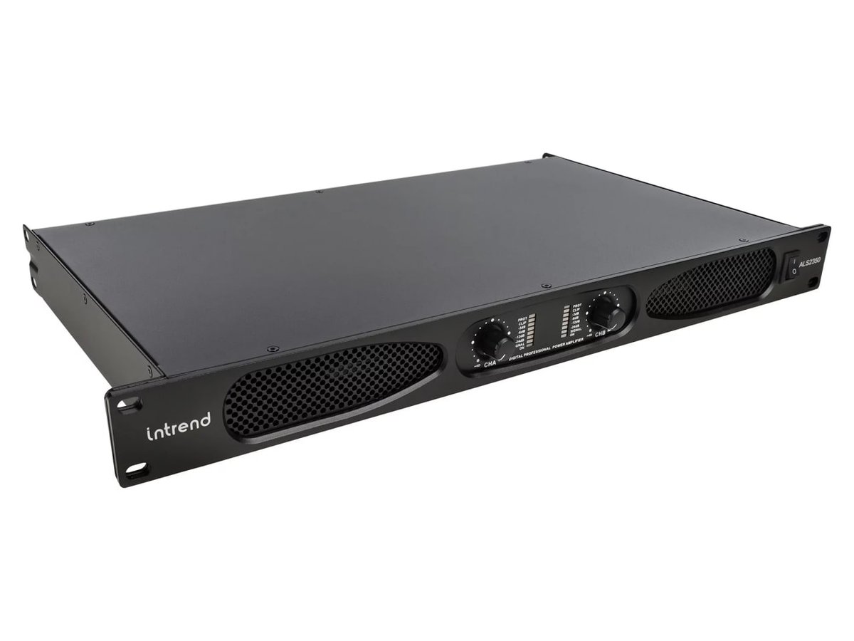 Усилитель Intrend ITAMP-ALS2350, 2 канала, 2×350 Вт/8 Ом, 1U