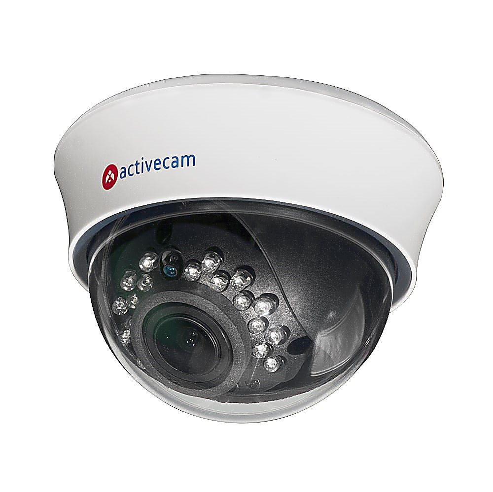 TVI-камера ActiveCam AC-H1D2, купольная, 1Мп, 2.8-12мм