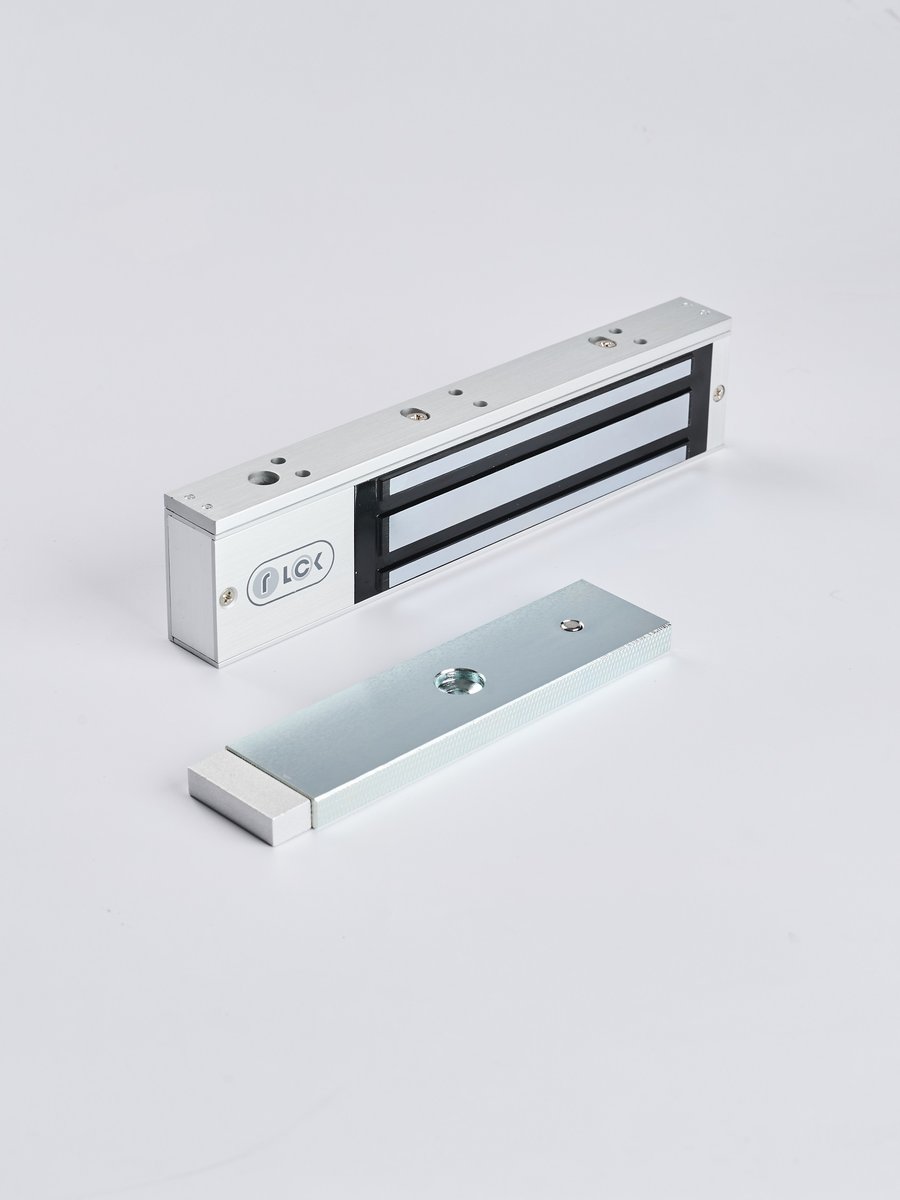 Замок электромагнитный R-Lock RL-EM280-LSS, 280кг, LED, датчик Холла/Геркон, серебристый