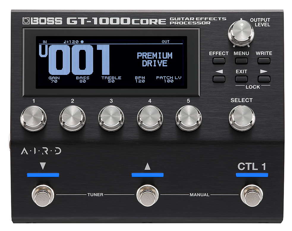 Процессор эффектов Boss GT-1000CORE, 500 патчей, 116 эффектов, Looper, MIDI, USB