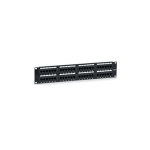 Патч-панель Пожтехкабель-СКС 201-002, 19", 2U, 48×RJ-45, кат.5e