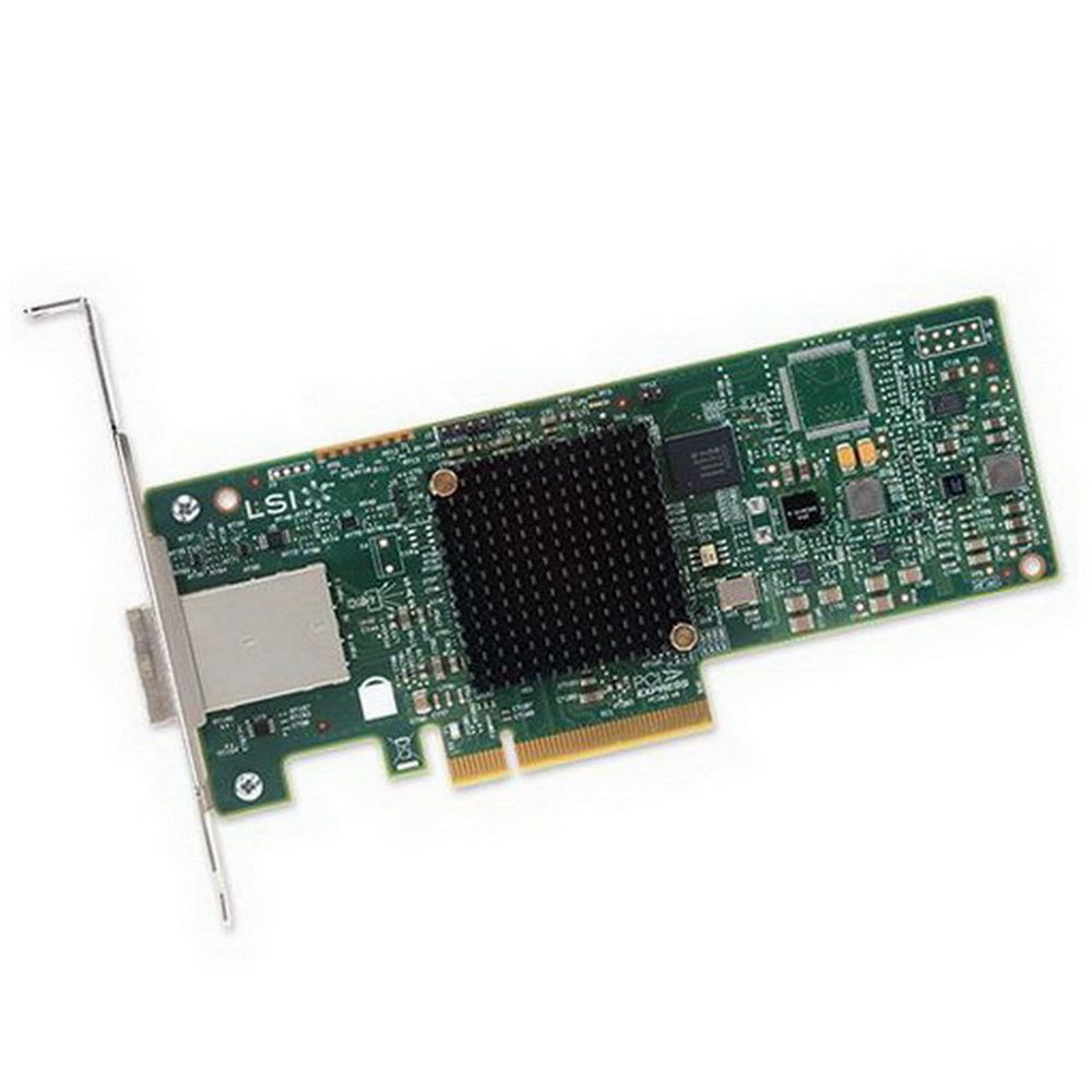 HBA-адаптер Broadcom LSI SAS 9300-8E, PCIe 3.0 x8, SAS/SATA 12 Гбит/с, 8 портов