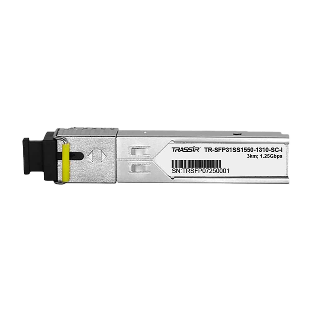 SFP-модуль Trassir TR-SFP31SS1550-1310-SC-I, 1.25Гбит/с, 40км