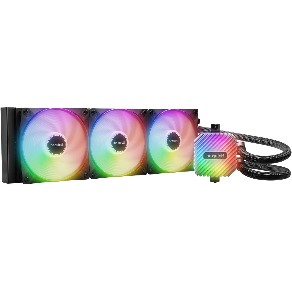 Водяное охлаждение be quiet! LIGHT LOOP 360mm BW022, 360 мм, 3×120 мм, 250 Вт, ARGB