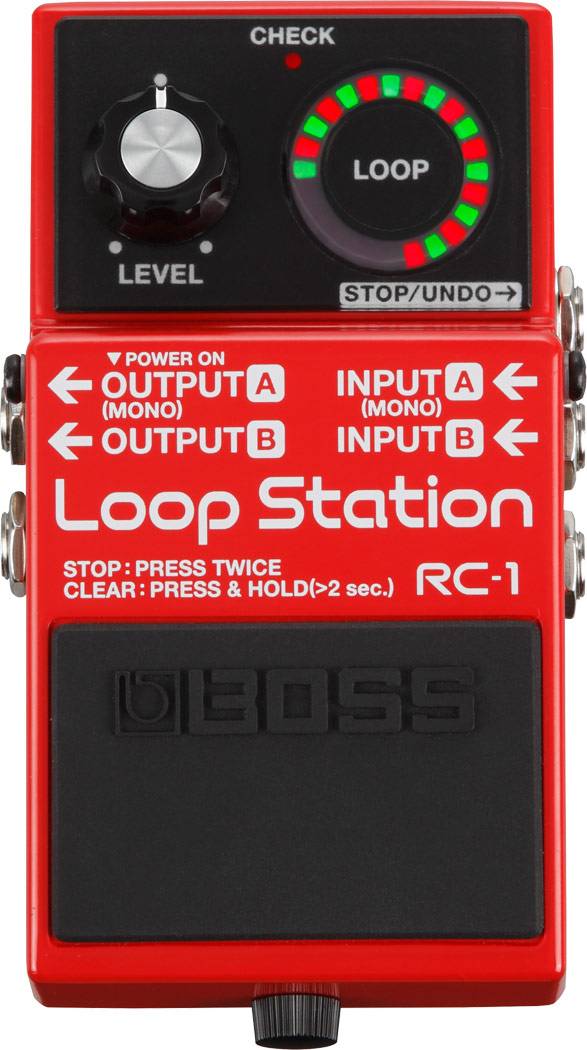 Педаль эффектов Boss RC-1, лупер, до 12 мин стереозаписи, 9 В