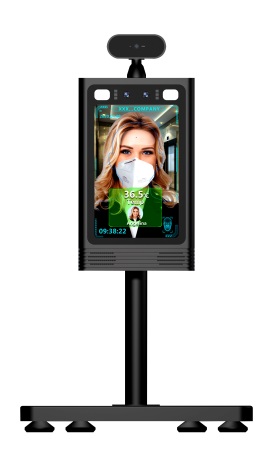 Терминал распознавания лиц Axiomtek ITC080DT, 8", Android, термометрия, IP54