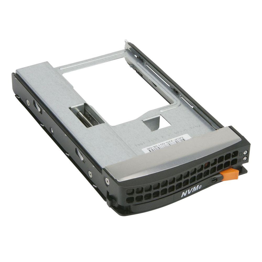 Лоток для накопителя SuperMicro MCP-220-00138-0B, 3.5"→2.5", NVMe, Tool-less