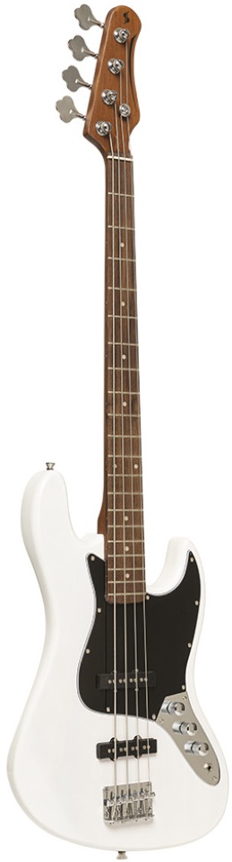 Бас-гитара STAGG SBJ-30 WHB, 4 струны, Jazz Bass, белая