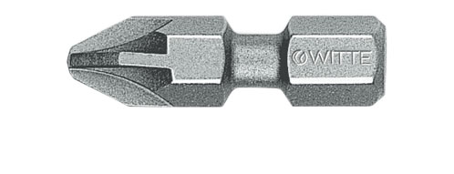 Бита WITTE 280462000, PZ2, 25мм, 1/4", BITFLEX
