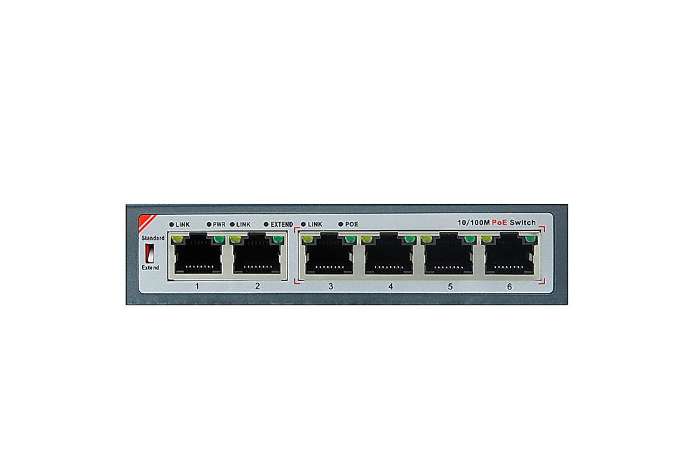 Коммутатор BAS-IP SH-20.4, PoE, 4 порта