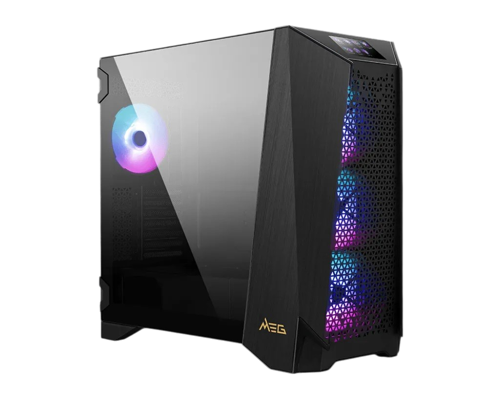 Корпус MSI 306-7G15R21-W57, E-ATX, 4×140мм ARGB, TG