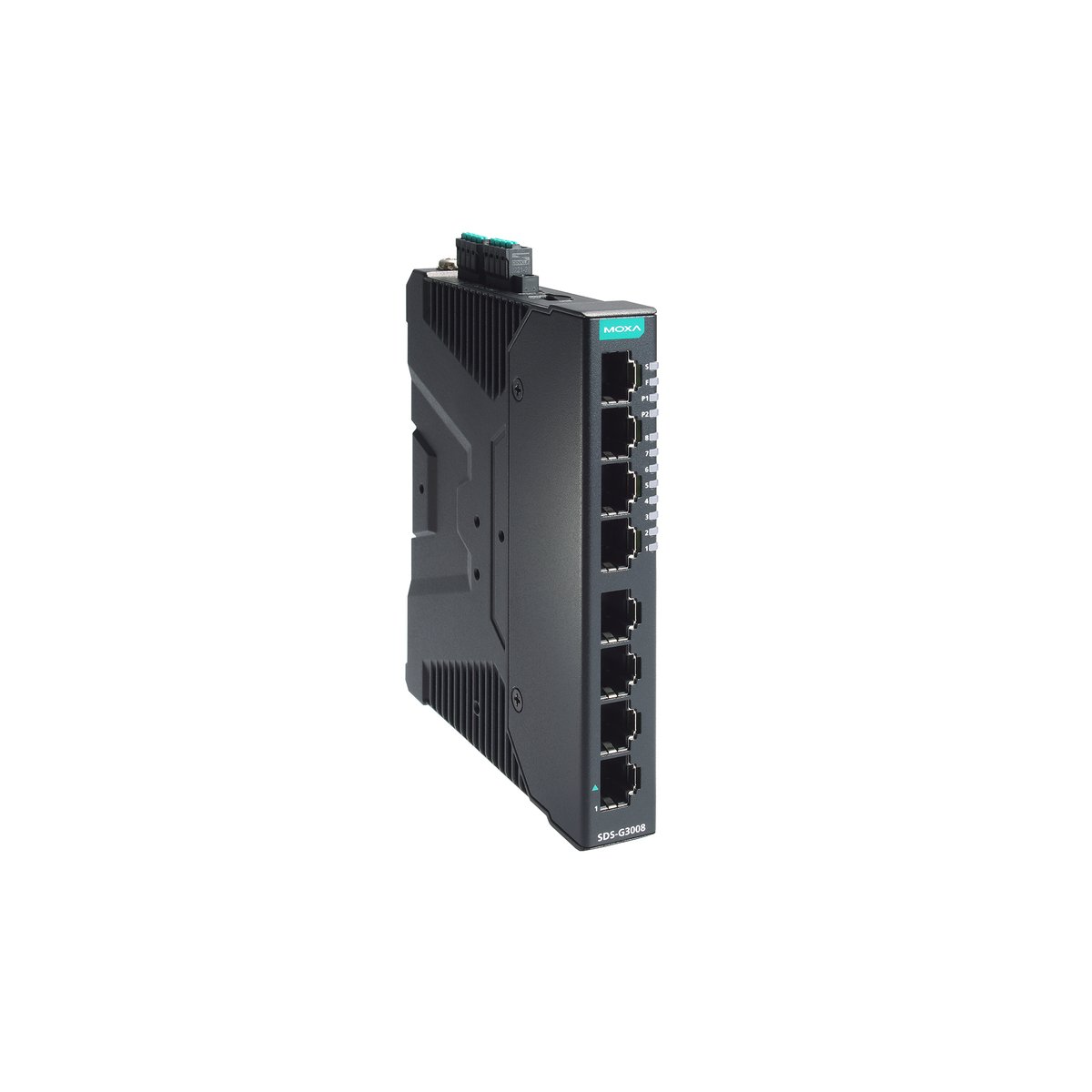 Коммутатор MOXA SDS-G3008, 8×1GbE, управляемый, DIN-рейка