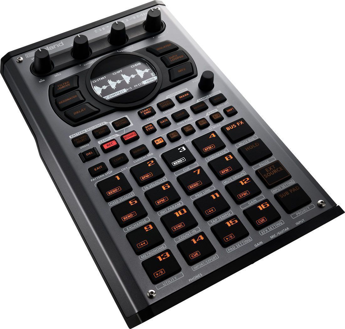 Сэмплер Roland SP-404MK2, 2560 сэмплов, 16 мин, 41 мультиэффект, 16 пэдов