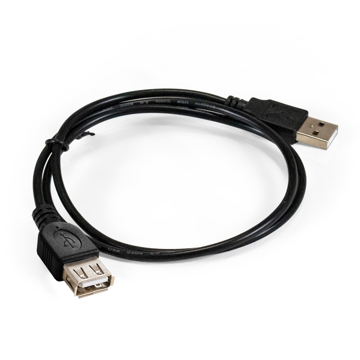Кабель USB-удлинитель ExeGate EX294742RUS, USB 2.0, 1м