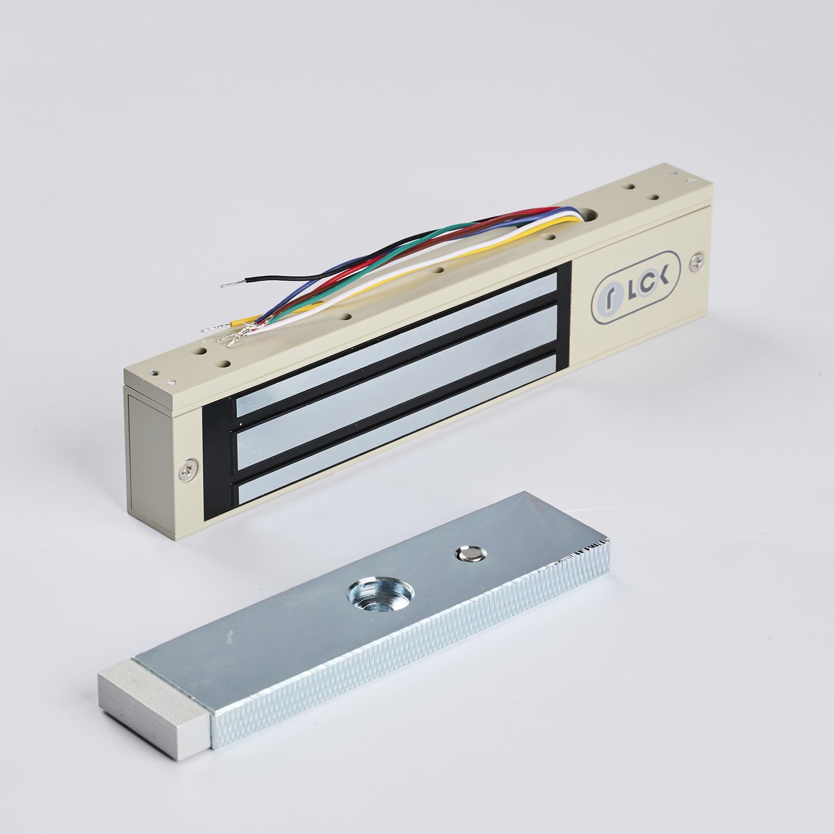 Электромагнитный замок R-Lock RL-EM180-0SG, накладной, 180кг, DC12/24В, датчики Холла и геркон