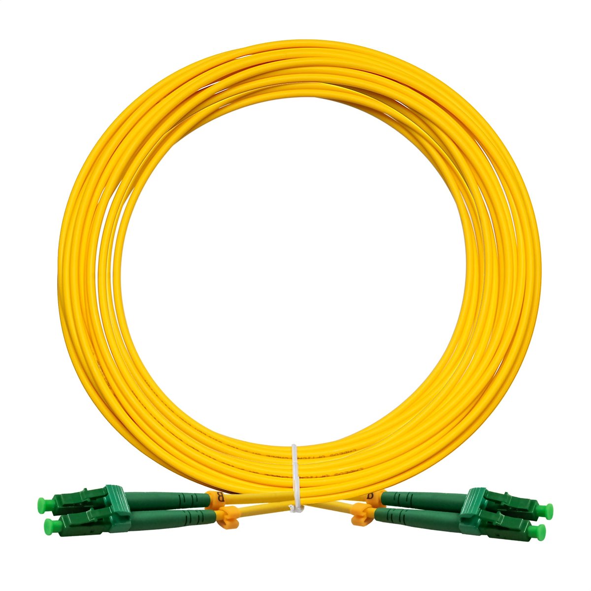 Патч-корд оптический ExeGate EX295150RUS, SM, LC/APC-LC/APC, Duplex, 10м