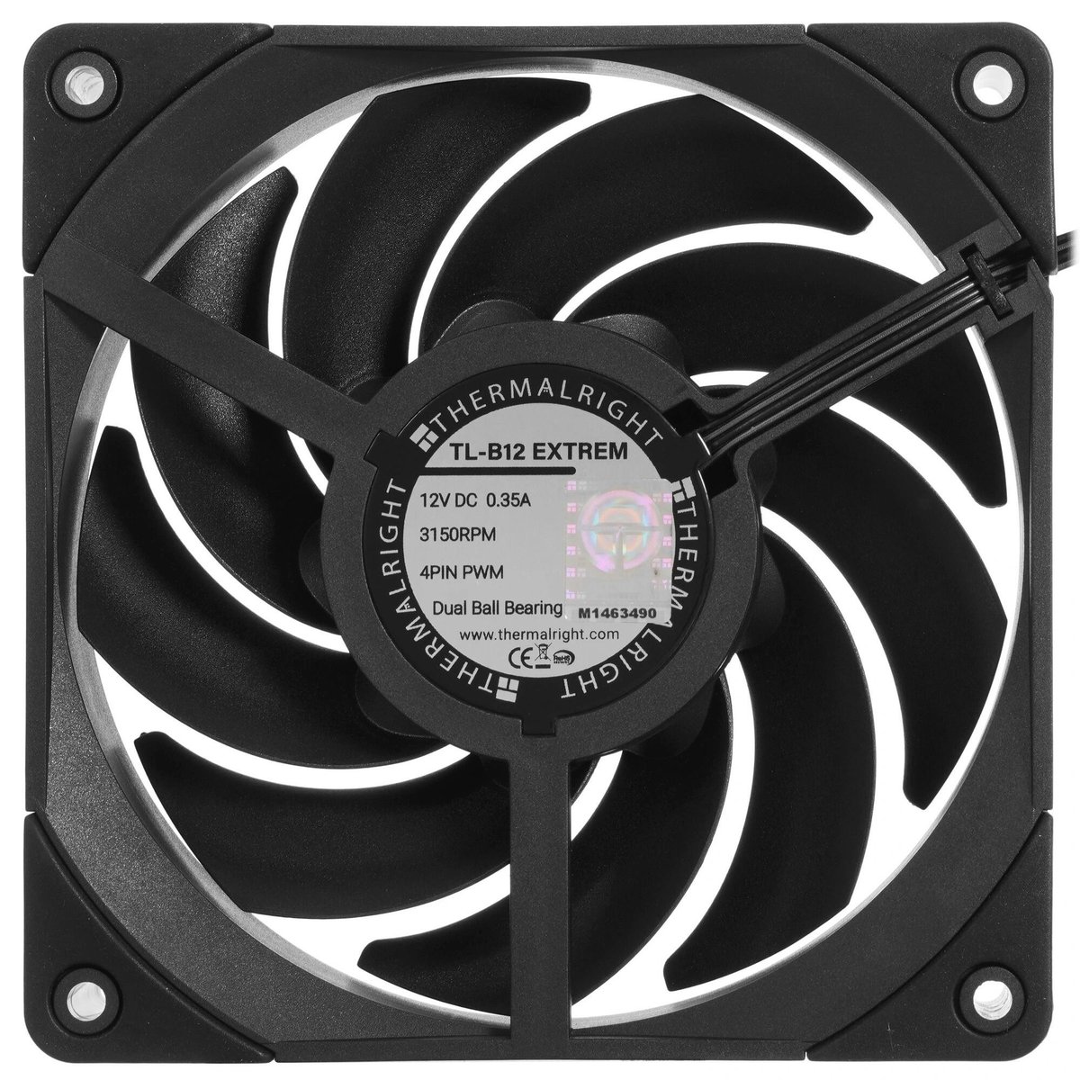 Вентилятор Thermalright TL-B12 EXTREM (TRTLB12E), 120 мм, PWM, 3150 об/мин