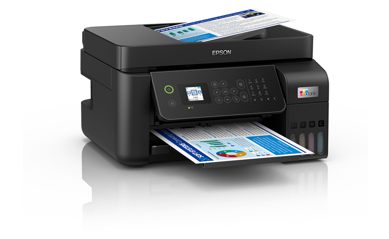 МФУ Epson L5290 C11CJ65409, струйное, A4, ADF, факс, Wi-Fi, Ethernet