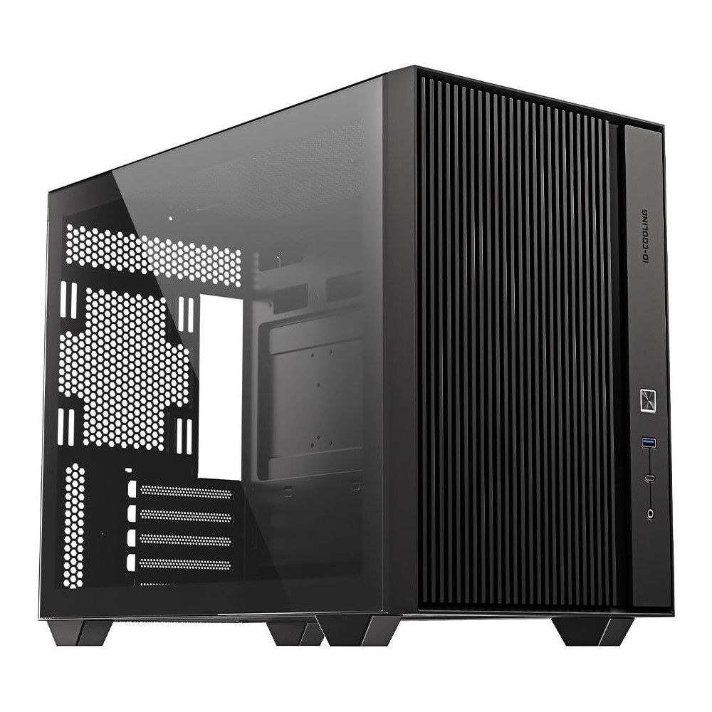 Корпус ID-Cooling FLOW 500 Black, mATX, TG, Gen2 Type C