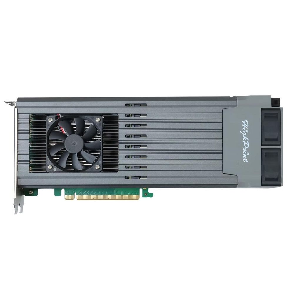 RAID-контроллер HighPoint SSD7749M2-161R2C, PCIe 4.0 x16, 16x M.2, RAID 1/10