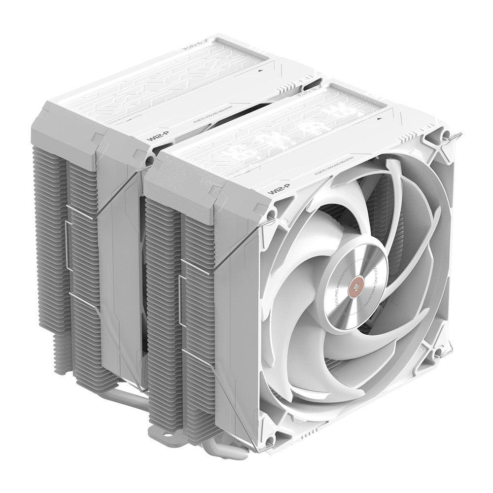Кулер ALSEYE Q120DT Plus White, 120 мм, 6 тепловых трубок, 900–3000 об/мин