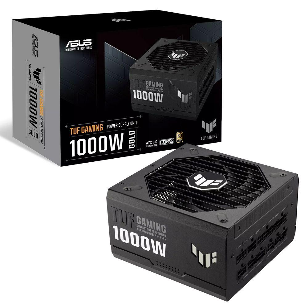 Блок питания ASUS TUF Gaming 90YE00S1-B0NA00, 1000Вт, 80+ Gold, ATX 3.0, модульный
