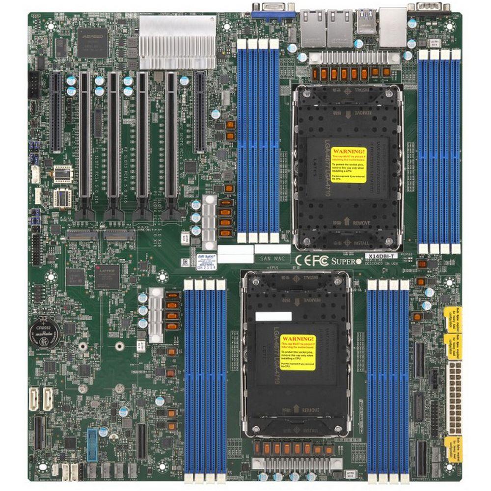 Материнская плата Supermicro MBD-X14DBI-T-B, E-ATX, SoC, DDR5