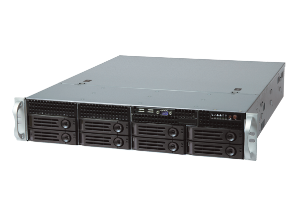 Корпус серверный Ablecom CS-R25-37P, 2U, 8×3.5", 21", 800Вт