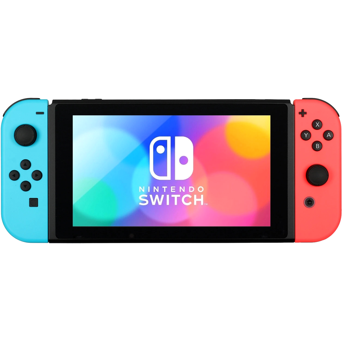 Игровая приставка Nintendo HAD-S-KABAH Switch, Neon Blue + Neon Red Joy-Con, 32 ГБ