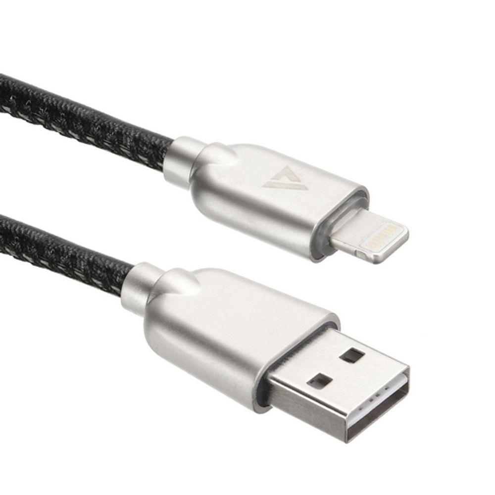 Кабель ACD ACD-U926-P5B, USB-A — Lightning, 1м, черный