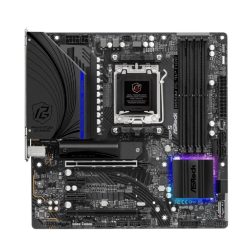Материнская плата ASRock B650M PG RIPTIDE, AM5, B650, 4×DDR5 7200+ (OC), mATX