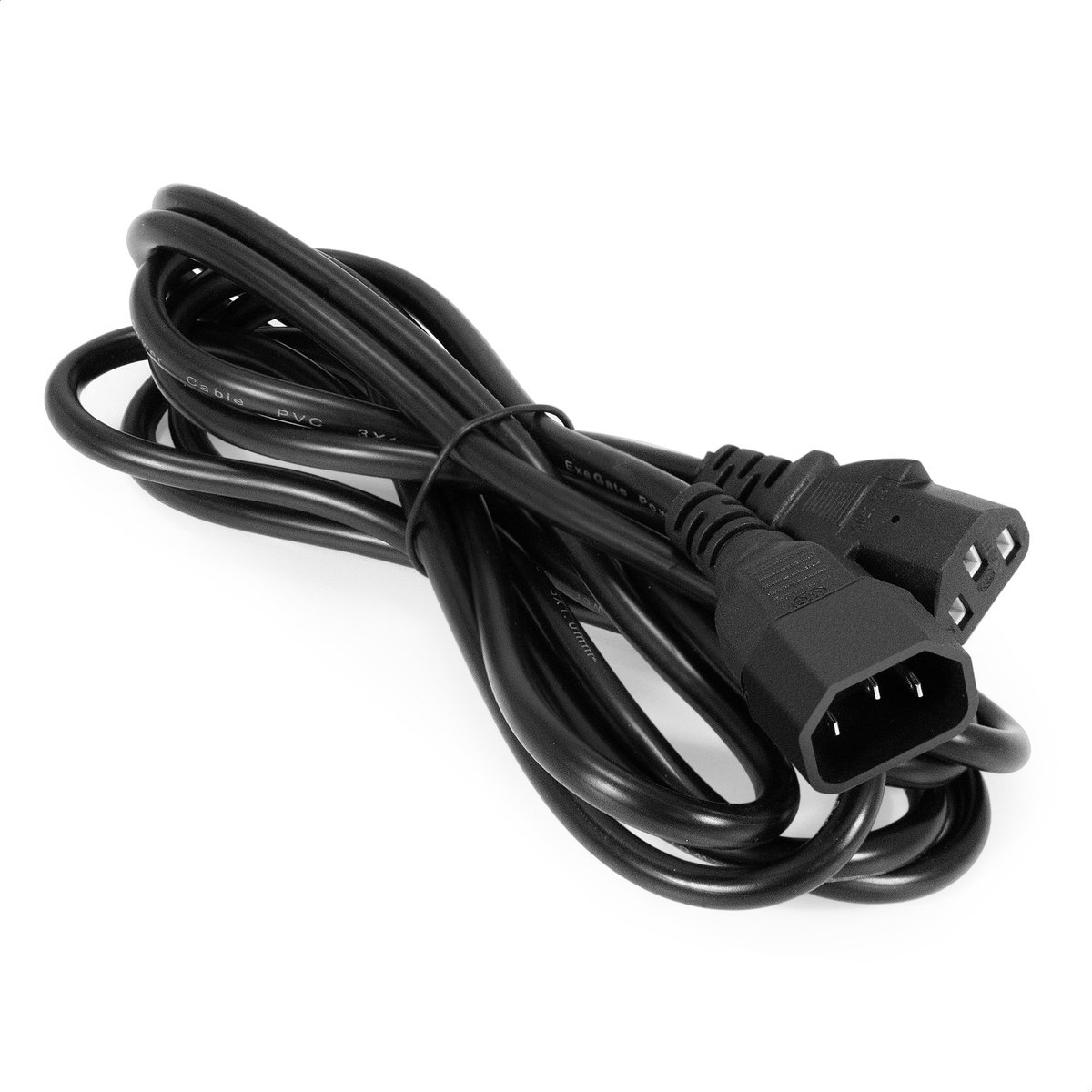 Кабель питания ExeGate Special EC-3S ES280990RUS, IEC 320 C13–C14, 3×0.75 мм², 3 м