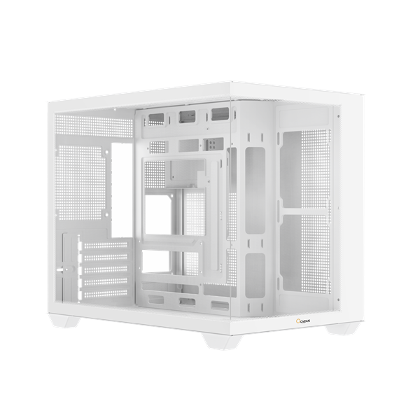 Корпус Ocypus Gamma C54 WH, MATX/Mini-ITX, Mini Tower, Type-C + 2×USB3.0, белый