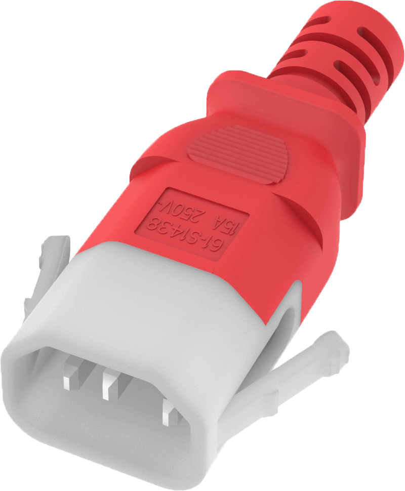 Кабель питания SSEMCO P-Lock 6145364, 1 м, 1 мм², IEC C14–C13