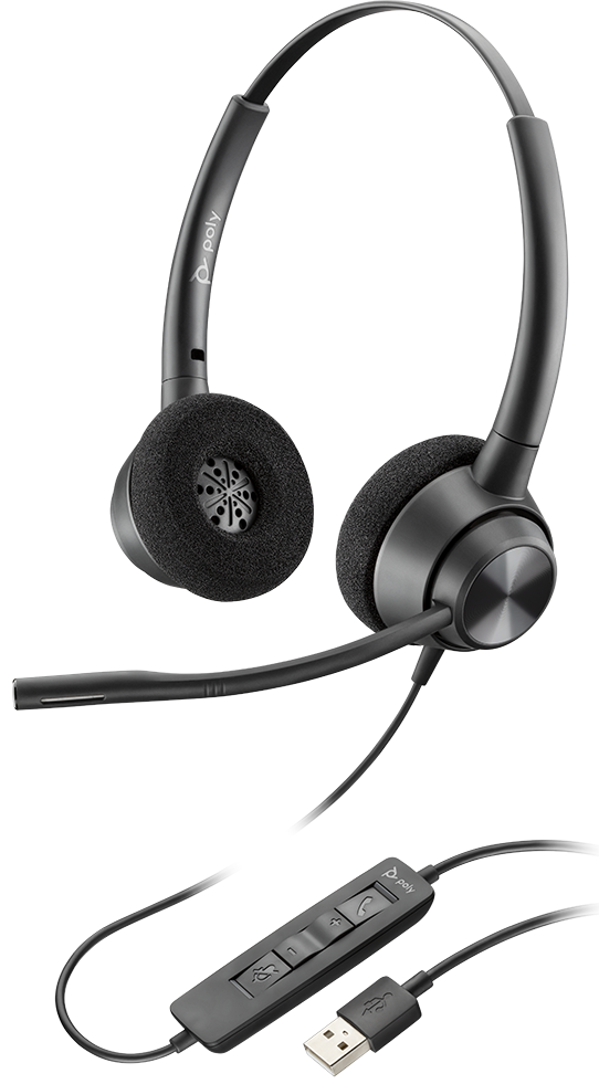 Гарнитура проводная/ EncorePro 320, EP320 USB-A, WW