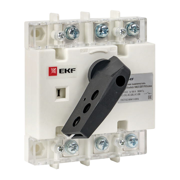 Рубильник EKF PowerSwitch PROxima psds-100-3, 3п 100А