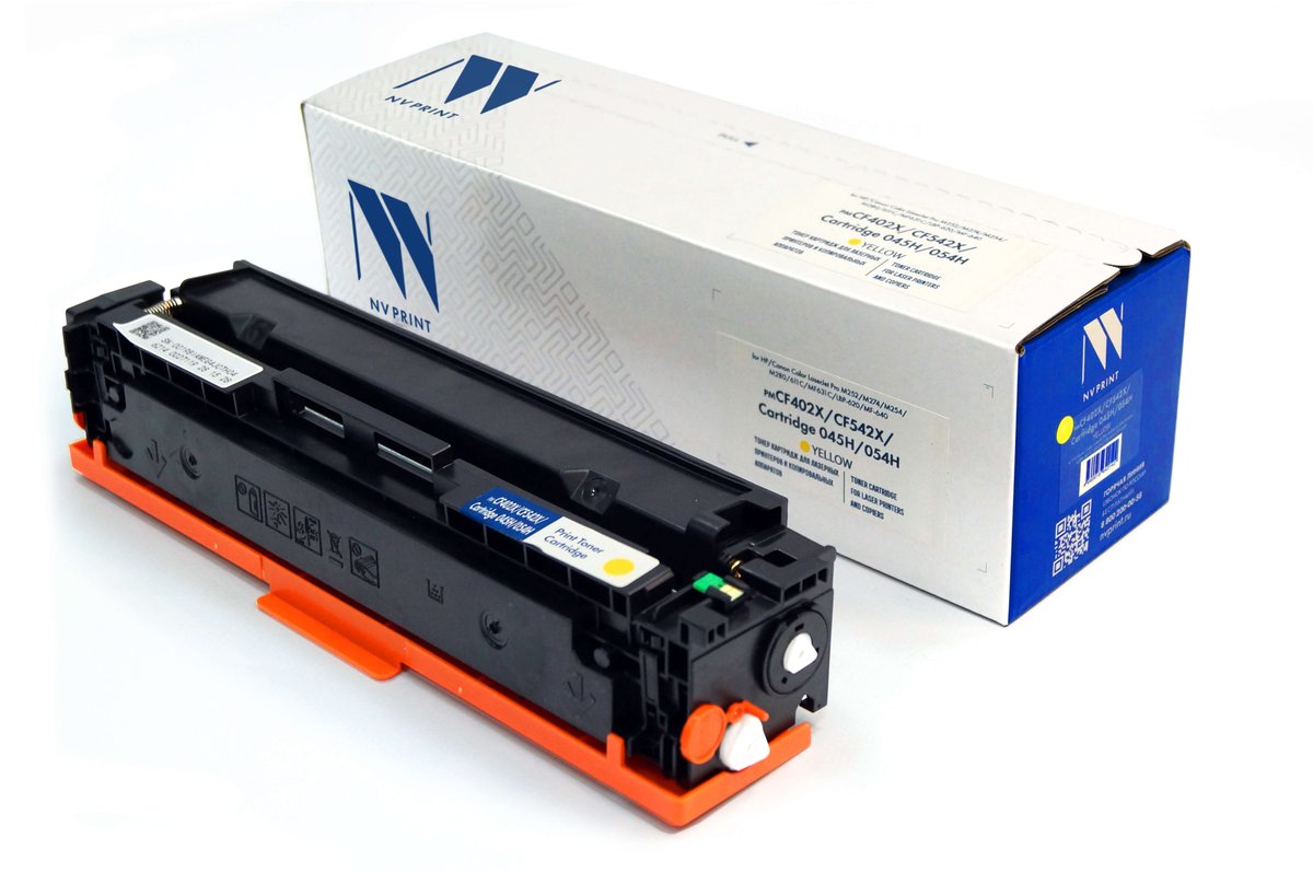 Картридж NV Print NV-CF402X/CF542X/045H/054, желтый, 2500 страниц