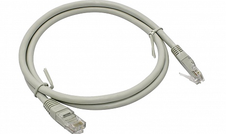 Патч-корд Datarex DR-181011, U/UTP, кат.5e, 3 м, LSZH, серый